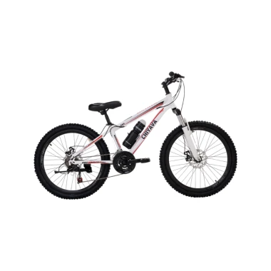 دوچرخه چیاوا مدل آکو دنده‌ای ۲۱ سرعته با ترمز دیسکی و دوشاخ کمک‌دار سایز ۲۴