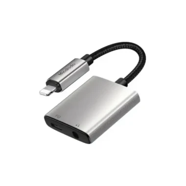 کابل تبدیل لایتنینگ اتصال همزمان هندزفری و شارژر مدل CA-5540 Audio Adapter توان 2.4 آمپر
