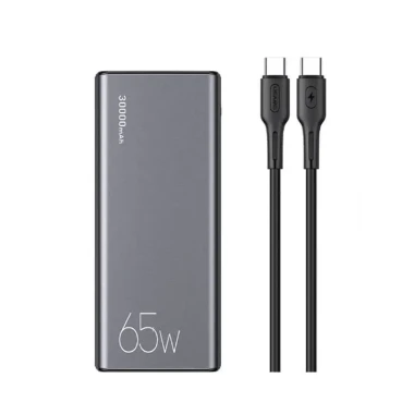 پاوربانک یوسمز مدل USAMS US-CD165 با ظرفیت 30000 میلی‌آمپر ساعت با توان 65 وات