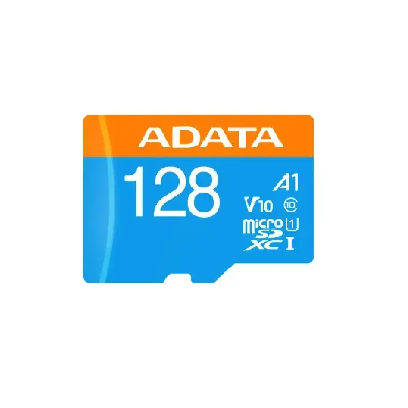 کارت حافظه ای‌دیتا MicroSDXC 128GB استاندارد UHS-I کلاس V10 مدل R100W25 به همراه آداپتور | سرعت 100MB/s خواندن – 25MB/s نوشتن