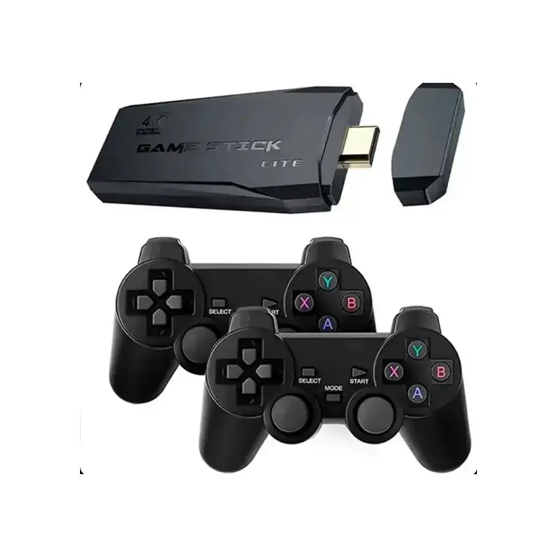 کنسول بازی بی‌سیم مدل 2.4G Wireless Controller Gamepad-4K Game Stick Lite
