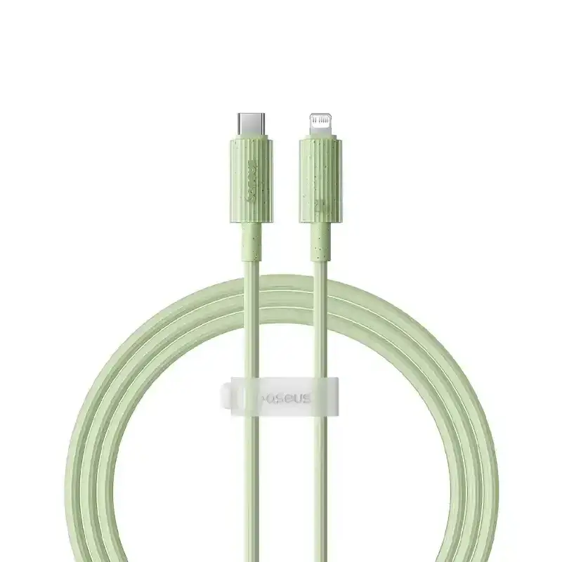 کابل شارژ Type-C to iP باسئوس مدل Habitat Series با طول 1متر 20 وات