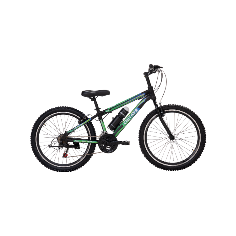 دوچرخه چیاوا مدل آکو دنده‌ای ۲۱ سرعته با ترمز ویبریک و دوشاخ ساده سایز ۲۴