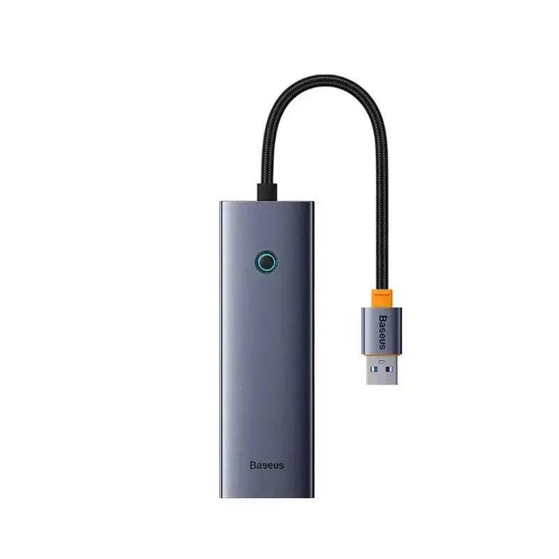 هاب 4 پورت باسئوس مدل Baseus UltraJoy Type-A to USB3.0+RJ45 BS-OH109