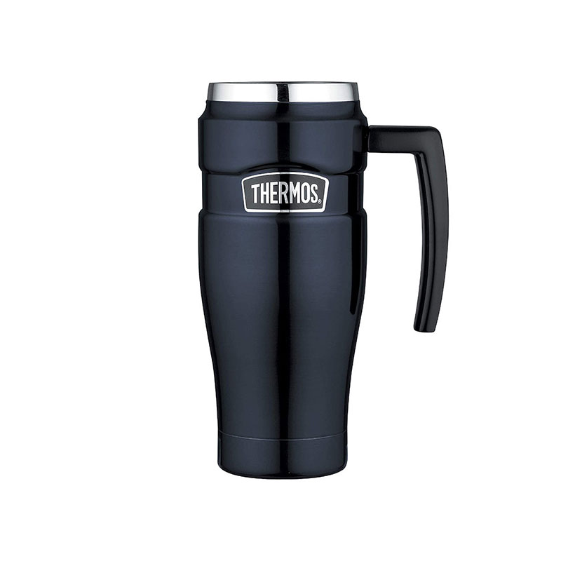 ماگ دسته دار ترموس کینگ مدل stainless king travel mug ظرفیت 470 میلی لیتر 